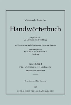 Cover Mittelniederdeutsches Handwörterbuch