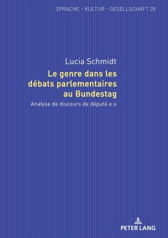 Cover Le genre dans les débats parlementaires au Bundestag