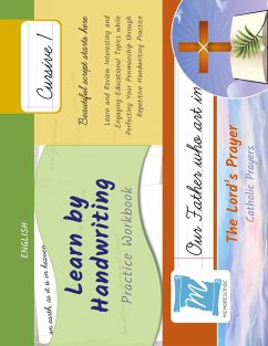 Handwriting Practice Workbook - The Lord's Prayer - Christian Prayers - Cursive, Level 1 - Cobo, Jessica; Cobo, Victor