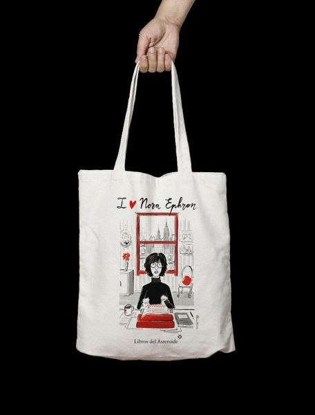 BOLSA DE TELA NORA EPHRON.(LIBROS DEL ASTEROIDE)