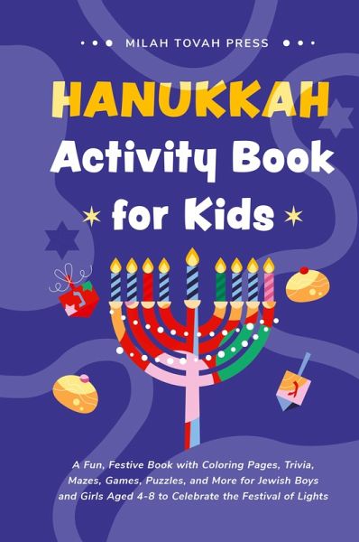 Hanukkah Activity Book for Kids Hanukkah Activity Book for Kids