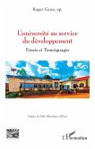 L'université au service du développement L'université au service du développement