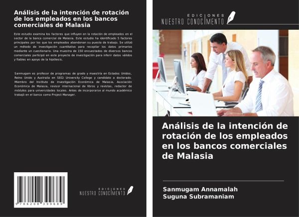 Análisis de la intención de rotación de los empleados en los bancos comerciales de Malasia