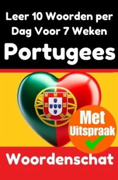Cover Portugese Woordentrainer: Leer 7 weken lang 10 Portugese woorden per dag