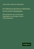 De l'influence des divers traitements sur les accés èclamptiques De l'influence des divers traitements sur les accés èclamptiques