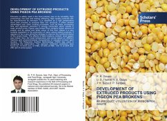 DEVELOPMENT OF EXTRUDED PRODUCTS USING PIGEON PEA BROKENS - Davara, P. R.; R. V. Gojiya, U. D. Thumar; V. P. Sangani, J. K. Suba