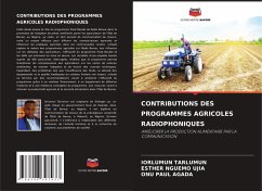 Cover CONTRIBUTIONS DES PROGRAMMES AGRICOLES RADIOPHONIQUES