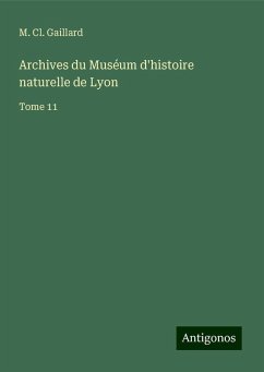 Archives du Muséum d'histoire naturelle de Lyon - Gaillard, M. Cl.