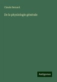 De la physiologie générale