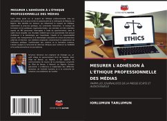 Cover MESURER L'ADHÉSION À L'ÉTHIQUE PROFESSIONNELLE DES MÉDIAS