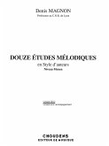 12 Études mélodiques en styles d'auteurs - niveau moyen pour chant et piano version élčve 12 Études mélodiques en styles d'auteurs - niveau moyen pour chant et piano version élčve