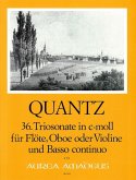 Triosonate c-Moll Nr.36 für Flöte, Oboe (Violine) und Bc