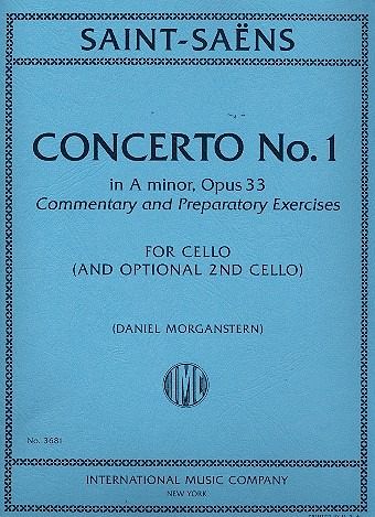 Concerto in a Minor no.1 op.33 for cello and orchestra cello part with commentary and preparatory exercises (cello 2 ad lib) Concerto in a Minor no.1 op.33 for cello and orchestra cello part with commentary and preparatory exercises (cello 2 ad lib)