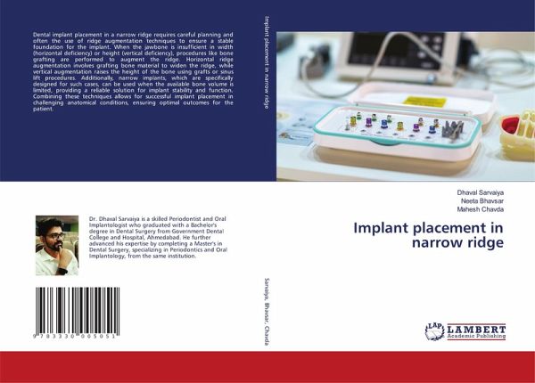 Implant placement in narrow ridge