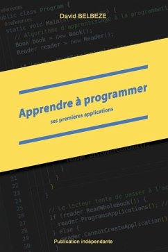 Cover Apprendre à programmer ses premières applications