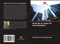 Cover Droit de la vente de marchandises