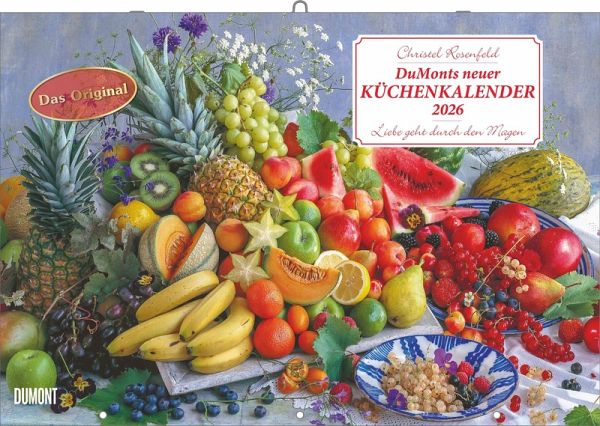 DUMONTS neuer Küchenkalender 2026 - Broschürenkalender - mit Rezepten und Gedichten - Format 42 x 29 cm DUMONTS neuer Küchenkalender 2026 - Broschürenkalender - mit Rezepten und Gedichten - Format 42 x 29 cm