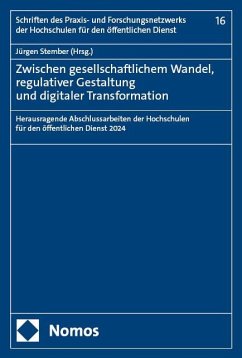 Cover Zwischen gesellschaftlichem Wandel, regulativer Gestaltung und digitaler Transformation