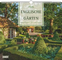 Cover Englische Gärten 2026 - DUMONT Garten-Kalender - mit allen wichtigen Feiertagen - Format 38,0 x 35,5 cm