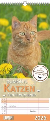 Cover Dumonts Katzen Kalender - Familienplaner im Format 19,5 x 45