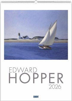 Cover Edward Hopper 2026 - Kunst-Kalender - Poster-Kalender - 50x70