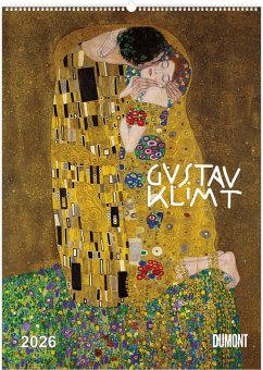 Cover Gustav Klimt 2026 - Kunst-Kalender - Poster-Kalender - 50x70