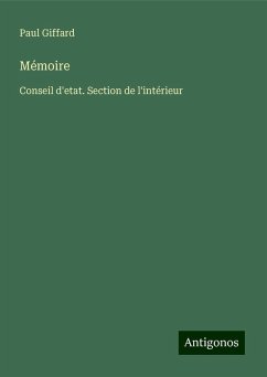 Mémoire - Giffard, Paul