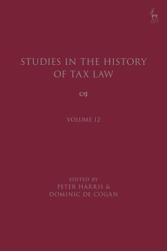 Cover Studies in the History of Tax Law, Volume 12