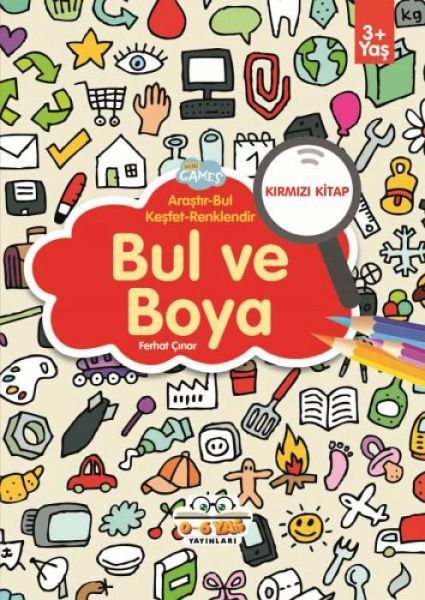 Bul ve Boya Kirmizi Kitap Bul ve Boya Kirmizi Kitap