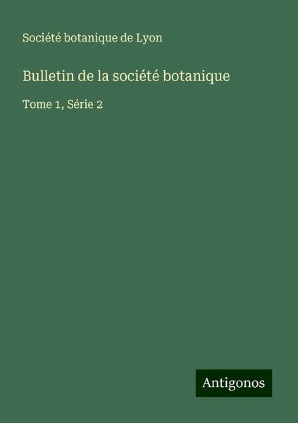 Bulletin de la société botanique