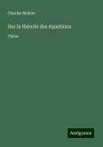 Sur la théorie des équations Sur la théorie des équations