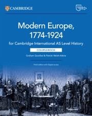 Cover Cambridge International as Level History Modern Europe 1774-1924 Coursebook with Digital Access (2 Years)