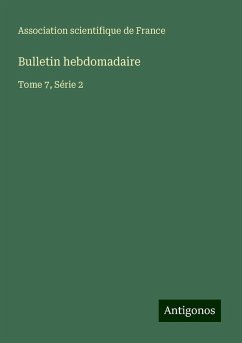 Bulletin hebdomadaire - Association Scientifique De France