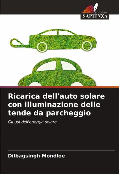 Ricarica dell'auto solare con illuminazione delle tende da parcheggio Ricarica dell'auto solare con illuminazione delle tende da parcheggio