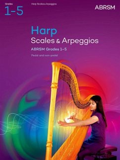 Cover Scales and Arpeggios for Harp, ABRSM Grades 1-5, from 2025