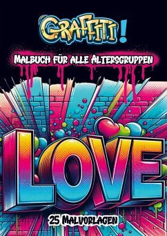 Cover Ausmalbuch für Erwachsene - Graffiti