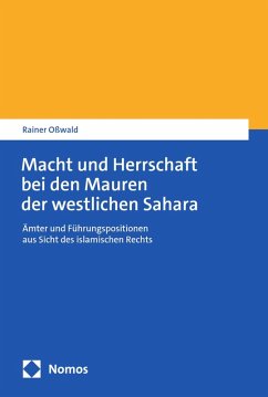 Cover Macht und Herrschaft bei den Mauren der westlichen Sahara (eBook, PDF)