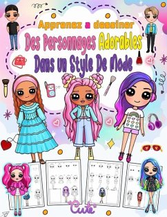 Cover Apprenez a dessiner des personnages adorables dans un style de mode