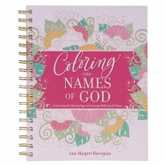 Cover Coloring Devotional Names of God Wirebound