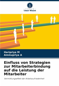 Cover Einfluss von Strategien zur Mitarbeiterbindung auf die Leistung der Mitarbeiter
