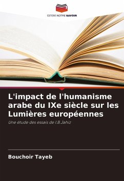 Cover L'impact de l'humanisme arabe du IXe siècle sur les Lumières européennes