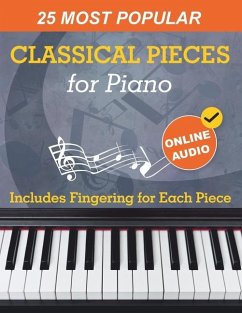 25 Most Popular Classical Pieces for Piano - Udartseva, Avgusta; White Book, Open