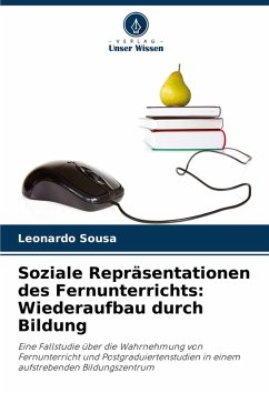 Cover Soziale Repräsentationen des Fernunterrichts: Wiederaufbau durch Bildung