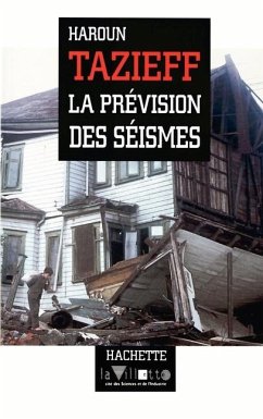 Cover La prévision des séismes