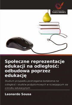 Cover Spo¿eczne reprezentacje edukacji na odleg¿o¿¿: odbudowa poprzez edukacj¿