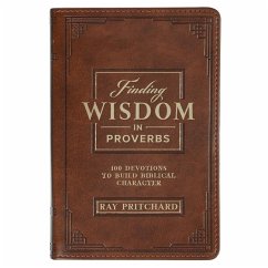 Cover Devotional Finding Wisdom in Proverbs Faux Leather