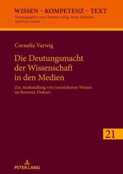 Cover Die Deutungsmacht der Wissenschaft in den Medien