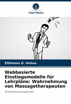 Cover Webbasierte Einstiegsmodelle für Lehrpläne: Wahrnehmung von Massagetherapeuten