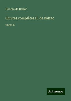 ¿uvres complètes H. de Balzac - Balzac, Honoré de