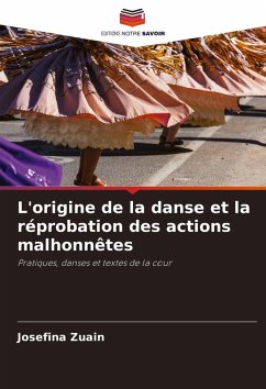 Cover L'origine de la danse et la réprobation des actions malhonnêtes